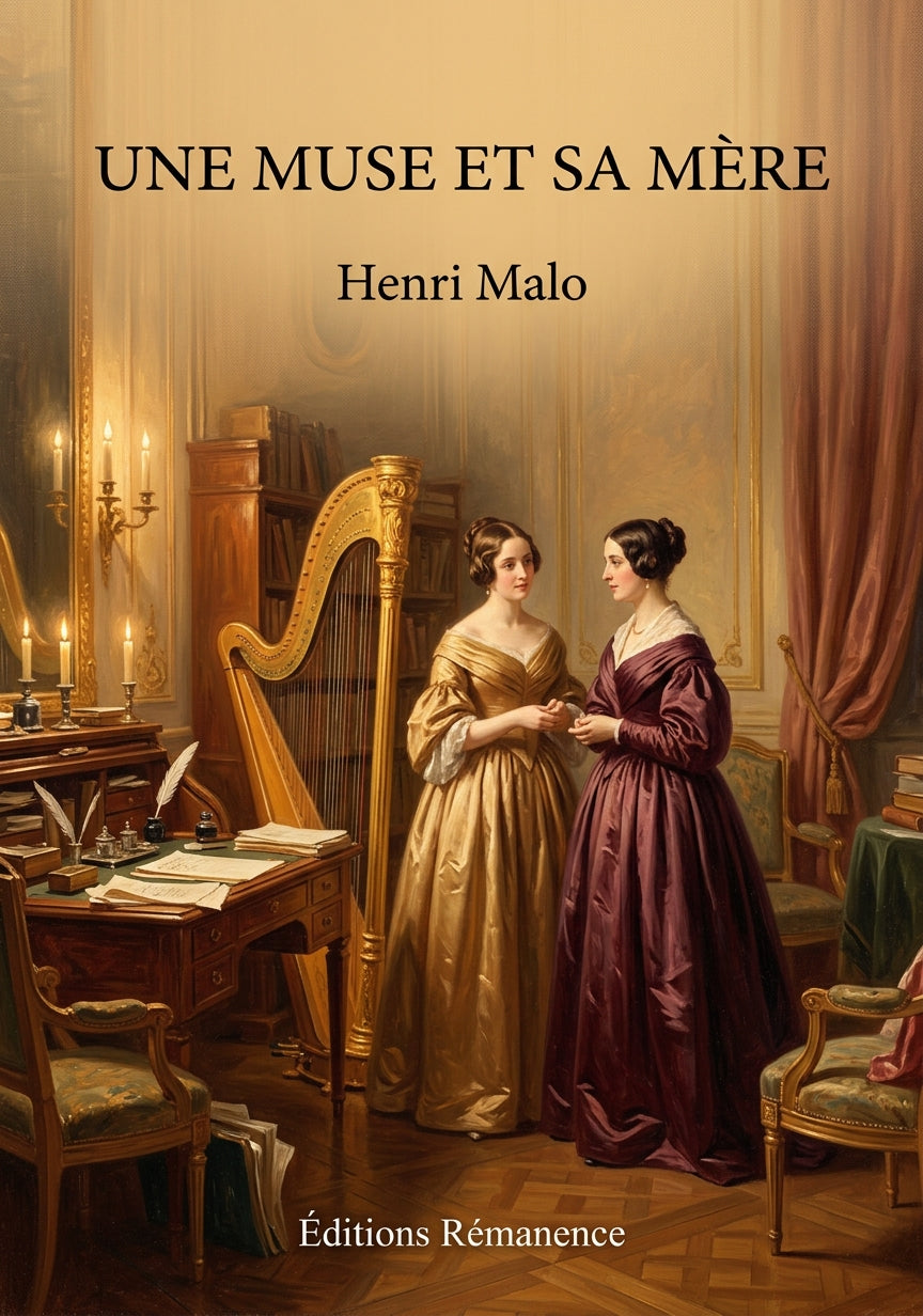 Livre Une muse et sa mère par Henri Malo - Couverture - Editions Remanence