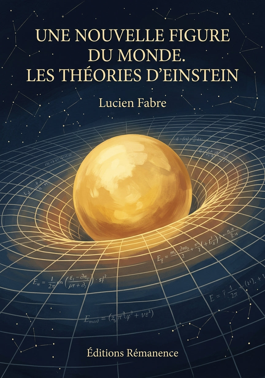 Livre Une nouvelle figure du monde. Les Théories d’Einstein par Lucien Fabre - Couverture - Editions Remanence