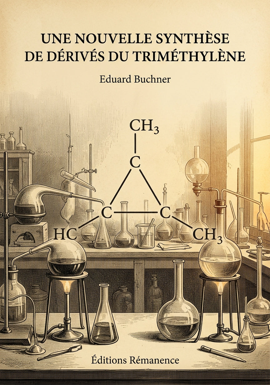 Livre Une nouvelle synthèse de dérivés du triméthylène par Eduard Buchner - Couverture - Editions Remanence