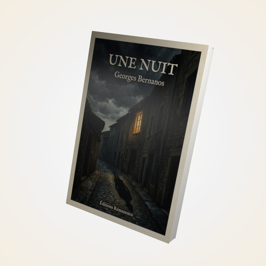 Livre Une nuit - Georges Bernanos - Couverture 3D