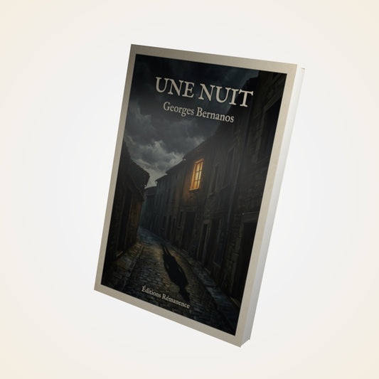 Livre Une nuit - Georges Bernanos - Couverture 3D