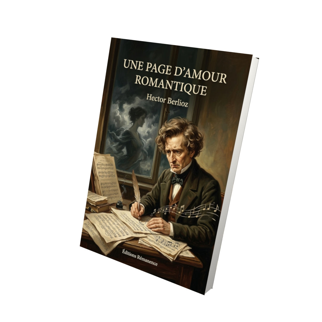 Livre Une Page d’Amour romantique par Hector Berlioz - Vue 3D - Editions Remanence