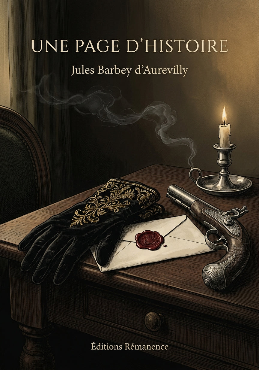 Livre Une page d’histoire par Jules Barbey d’Aurevilly - Couverture - Editions Remanence