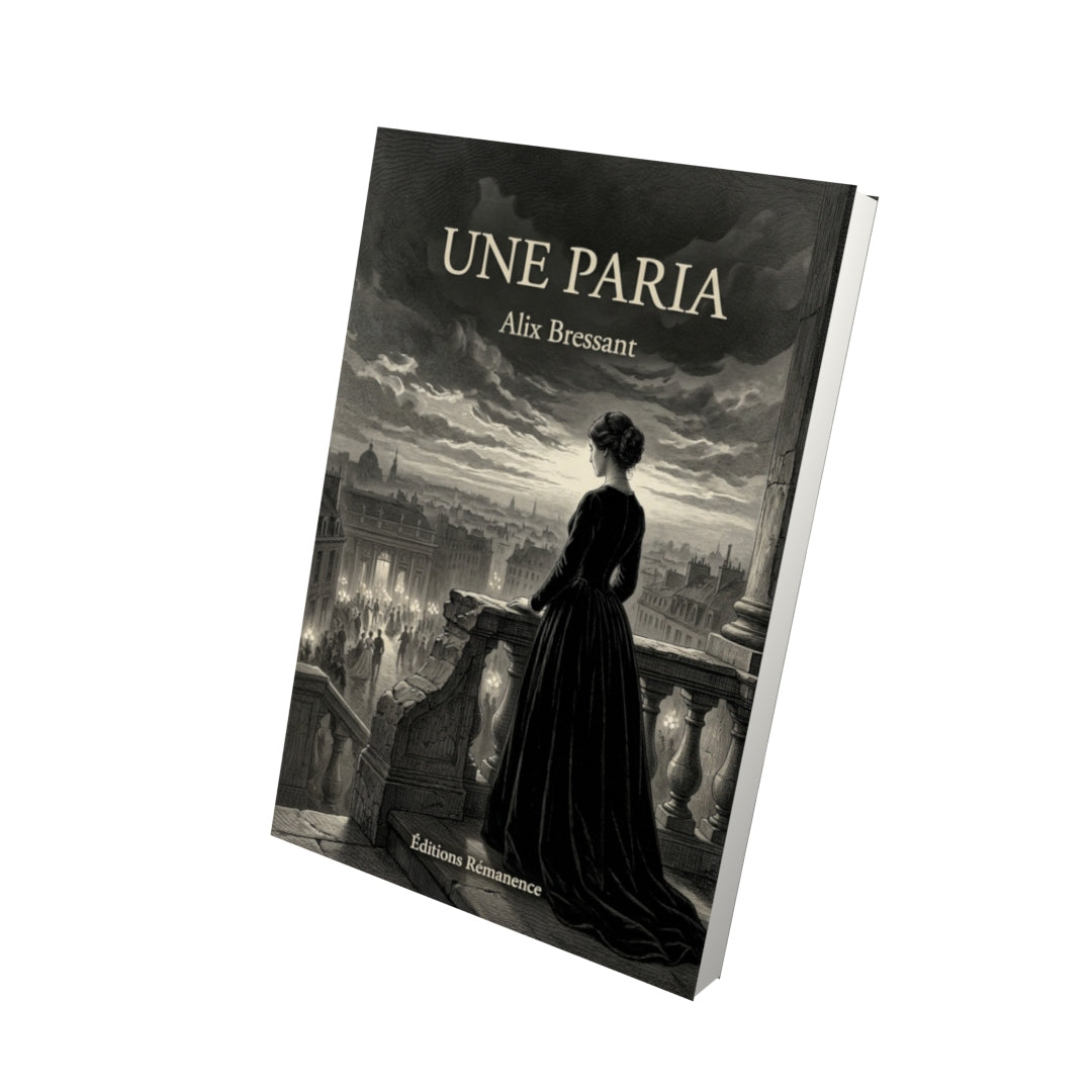 Livre Une paria par Alix Bressant - Vue 3D - Editions Remanence