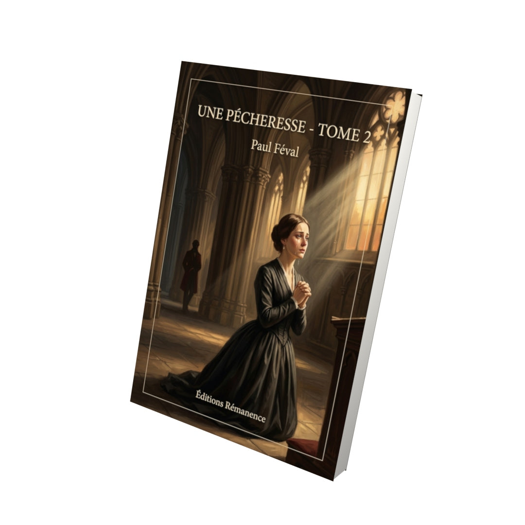Livre Une pécheresse - Tome 2 - Paul Féval - Editions Remanence