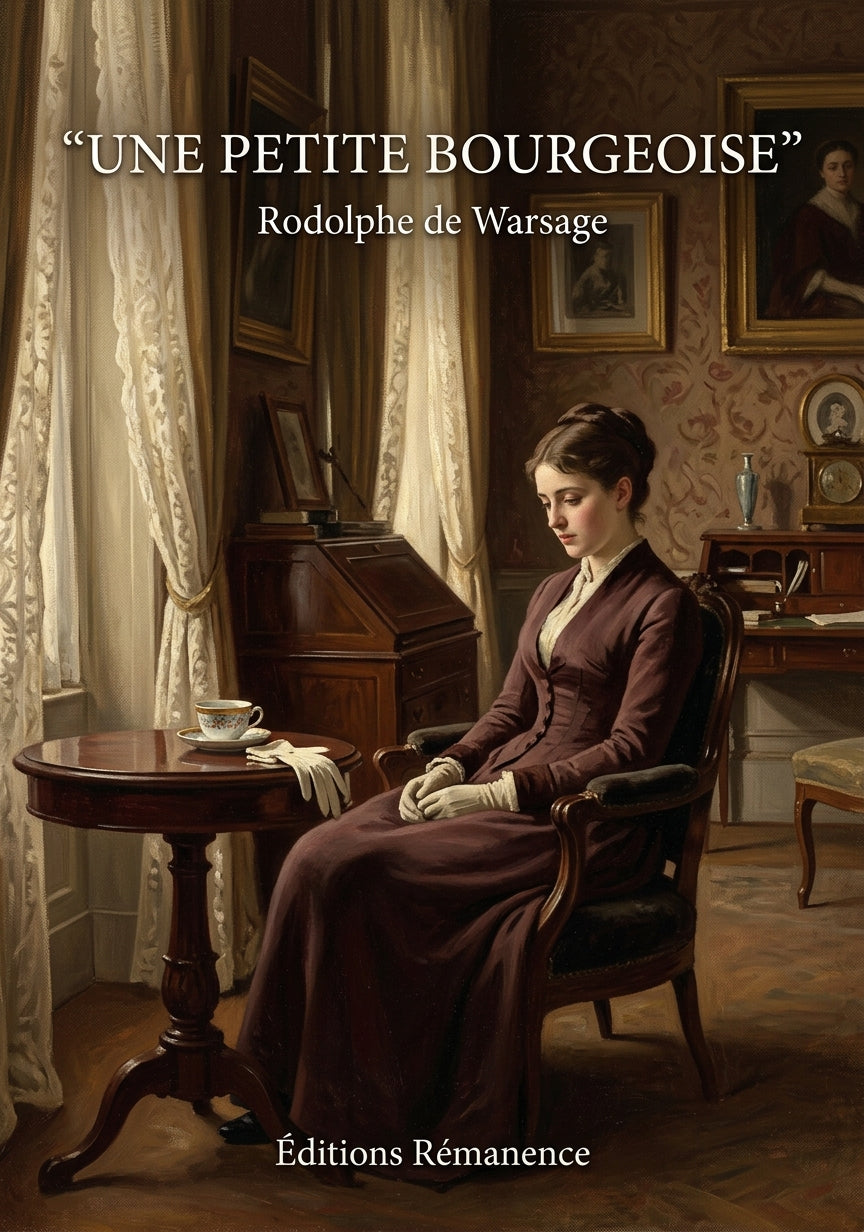 Livre Une petite bourgeoise par Rodolphe de Warsage - Couverture - Editions Remanence