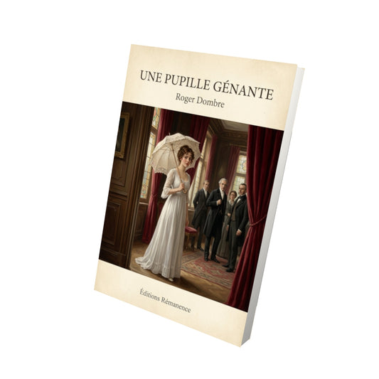 Livre Une Pupille Genante - Roger Dombre - Vue 3D - Editions Remanence