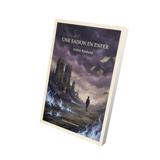 Livre Une saison en enfer - Arthur Rimbaud - Vue 3D - Editions Remanence