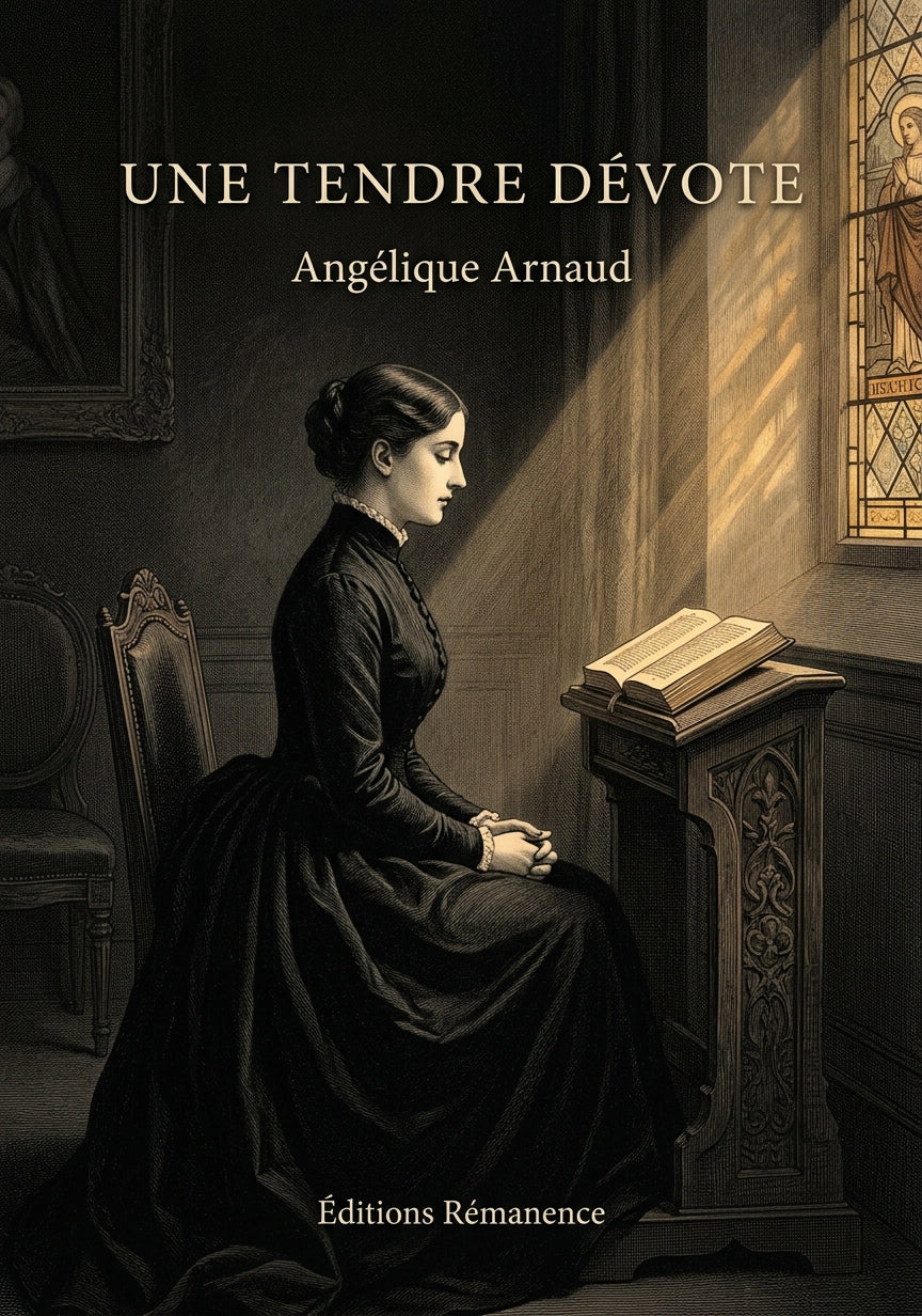 Livre Une tendre dévote par Angélique Arnaud - Couverture - Editions Remanence