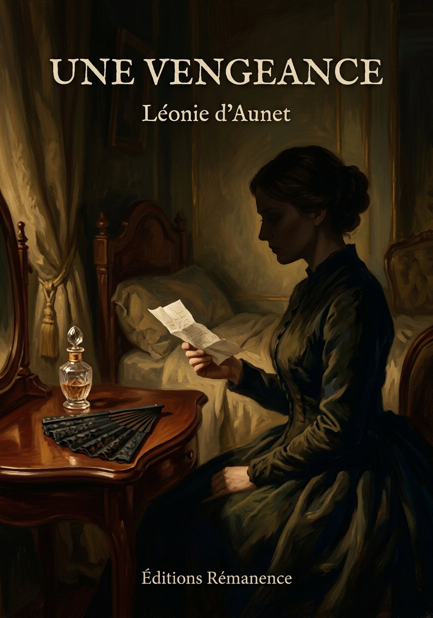 Livre Une Vengeance par Léonie d’Aunet - Couverture - Editions Remanence