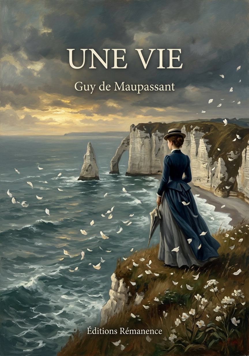 Livre Une vie par Guy de Maupassant - Couverture - Editions Remanence