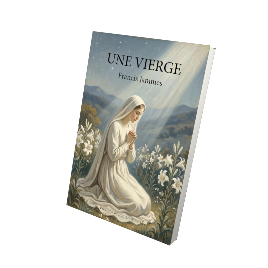 Livre Une vierge par Francis Jammes - Vue 3D - Editions Remanence