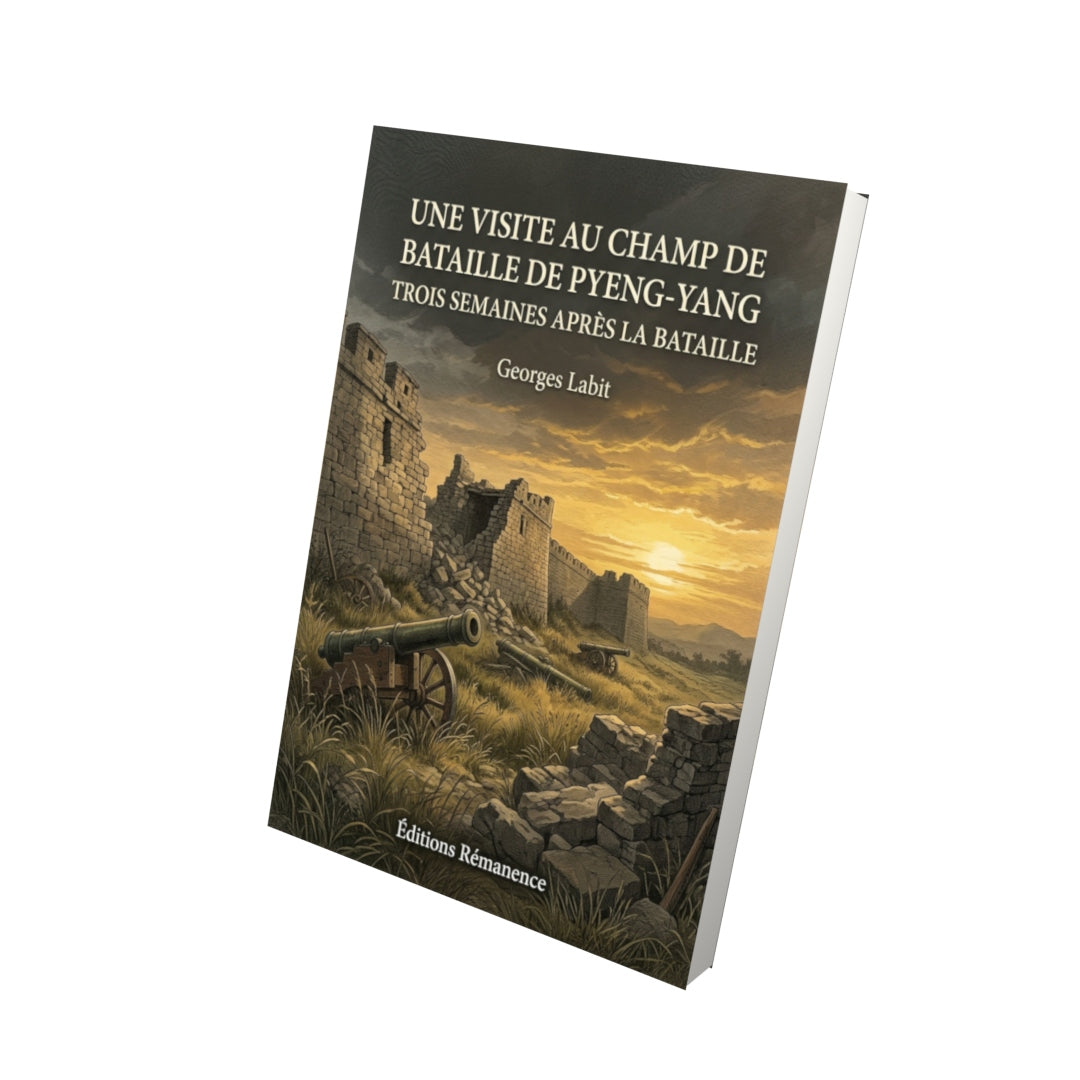 Livre Une visite au champ de bataille de Pyeng-Yang trois semaines après la bataille par Georges Labit - Vue 3D - Editions Remanence