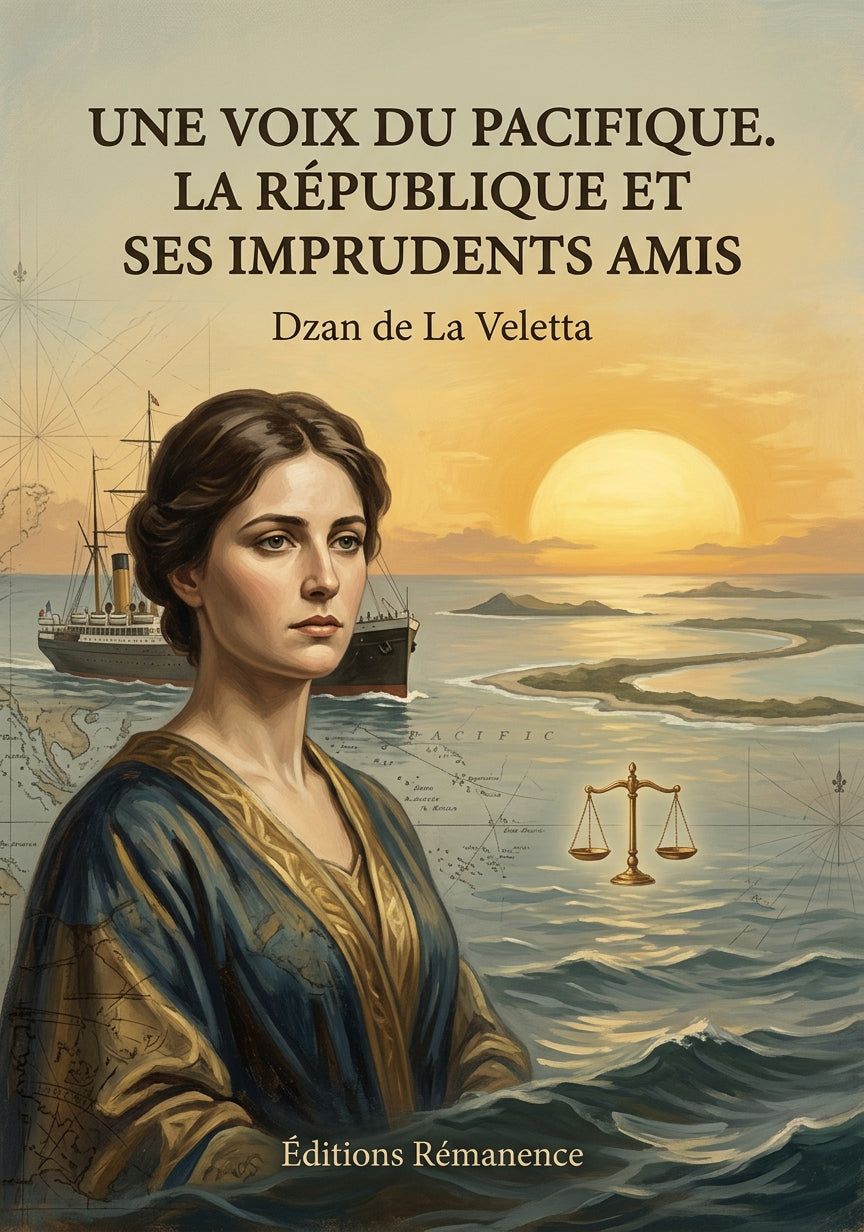 Livre Une voix du Pacifique. La République et ses imprudents amis par Dzan de La Veletta - Couverture - Editions Remanence