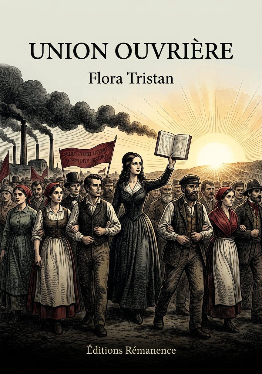 Livre Union ouvrière par Flora Tristan - Couverture - Editions Remanence