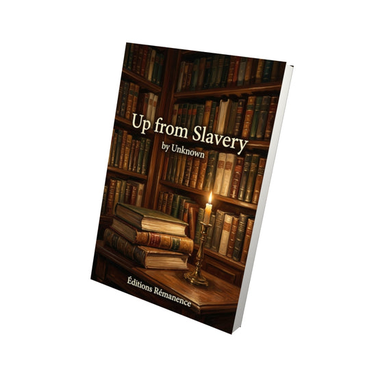 Livre Up from Slavery - Vue 3D - Editions Remanence