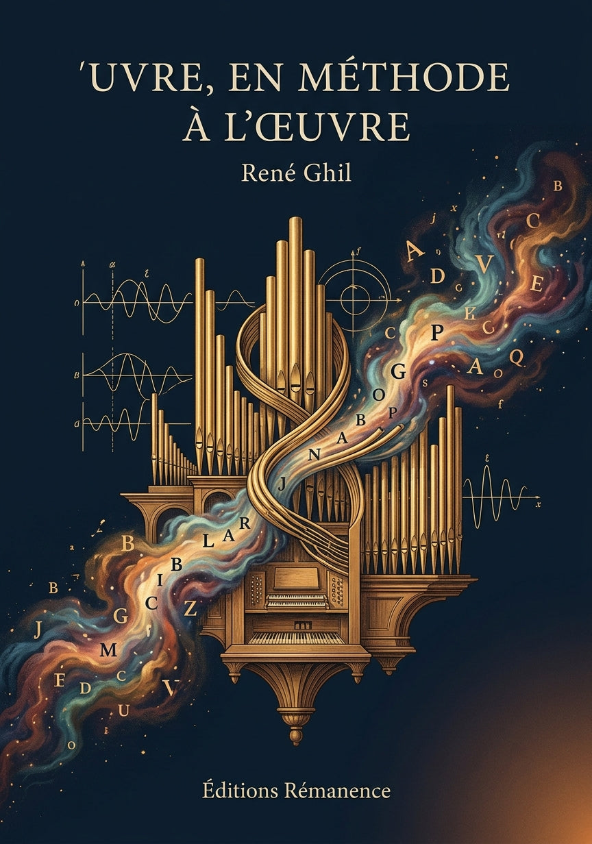 Livre Uvre, en méthode à l’œuvre par René Ghil - Couverture - Editions Remanence