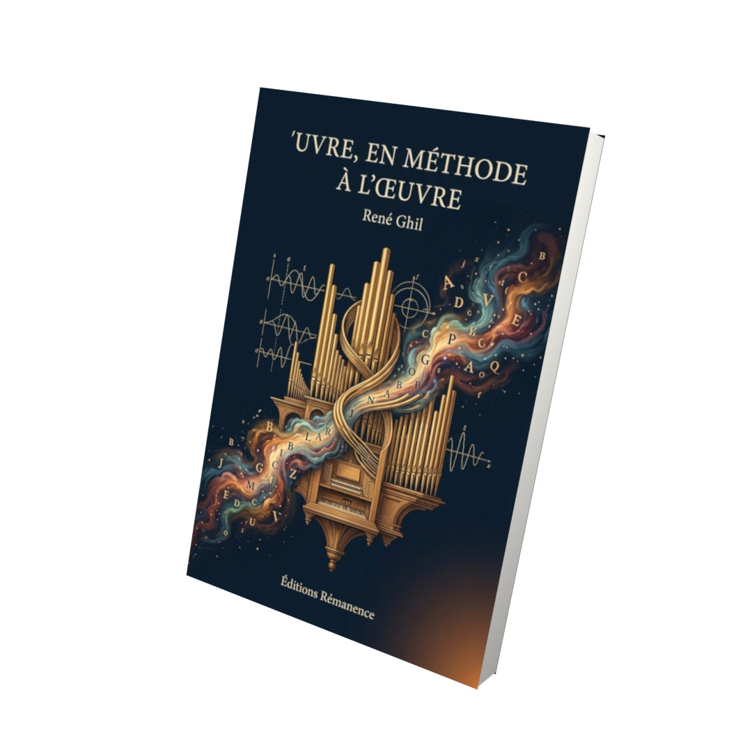 Livre Uvre, en méthode à l’œuvre par René Ghil - Vue 3D - Editions Remanence