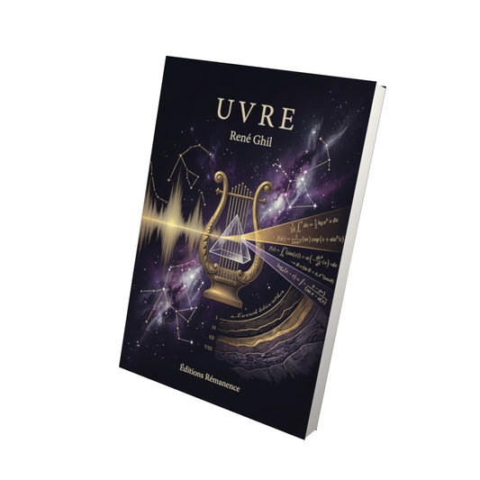 Livre Uvre par René Ghil - Vue 3D - Editions Remanence