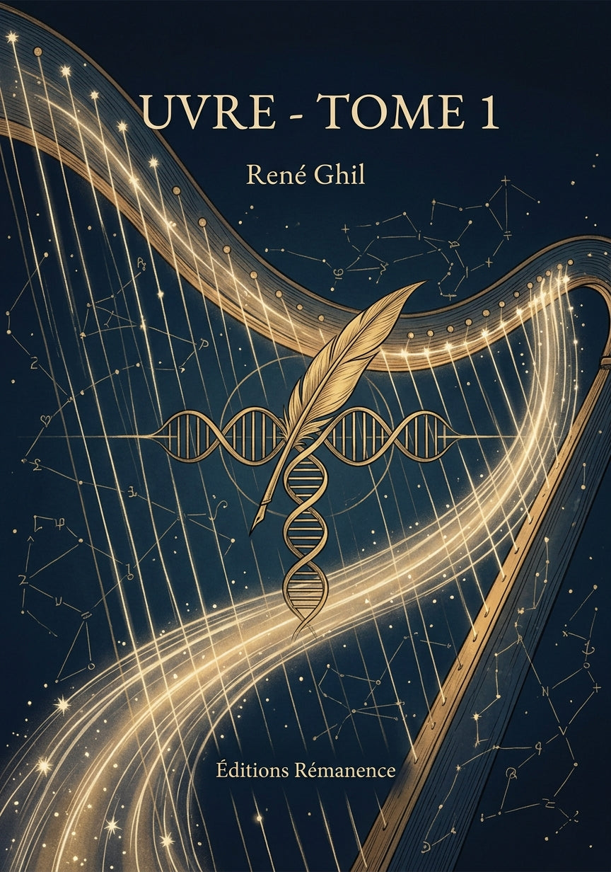 Livre Uvre - Tome 1 par René Ghil - Couverture - Editions Remanence