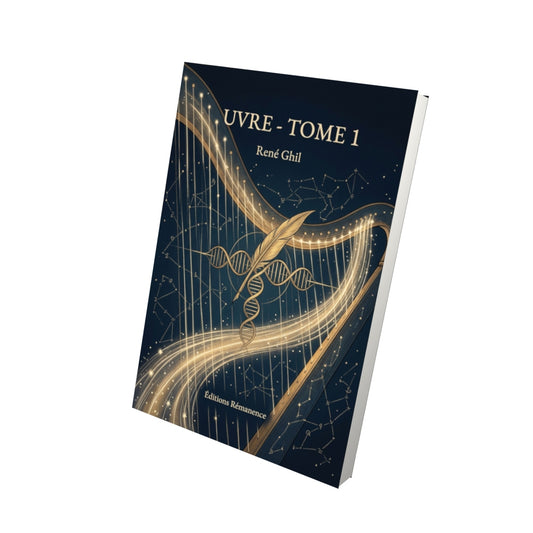 Livre Uvre - Tome 1 par René Ghil - Vue 3D - Editions Remanence