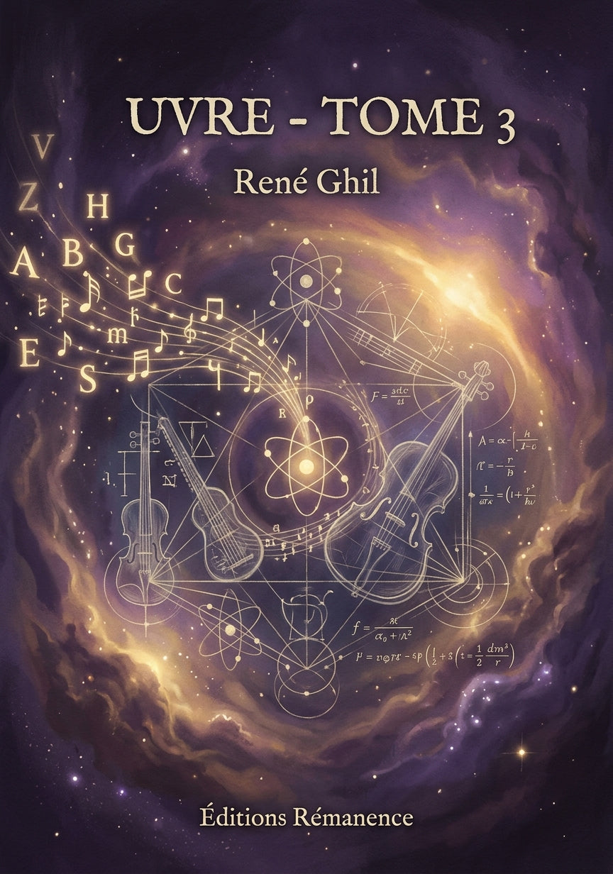Livre Uvre - Tome 3 par René Ghil - Couverture - Editions Remanence
