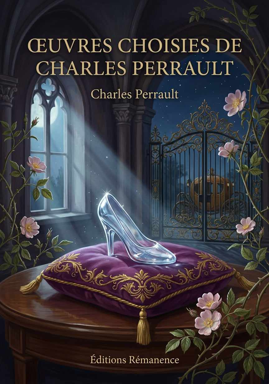 Livre Œuvres choisies de Charles Perrault par Charles Perrault - Couverture - Editions Remanence