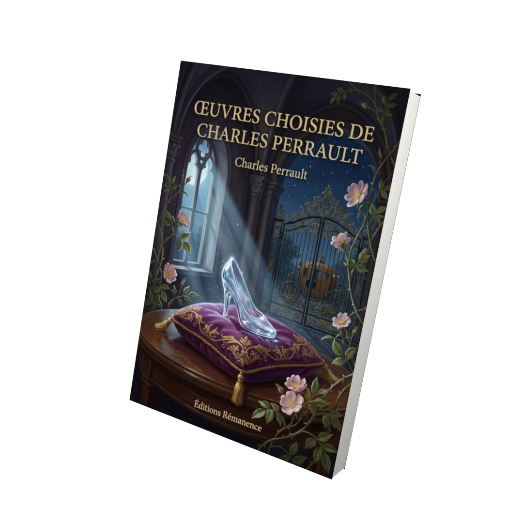 Livre Œuvres choisies de Charles Perrault par Charles Perrault - Vue 3D - Editions Remanence