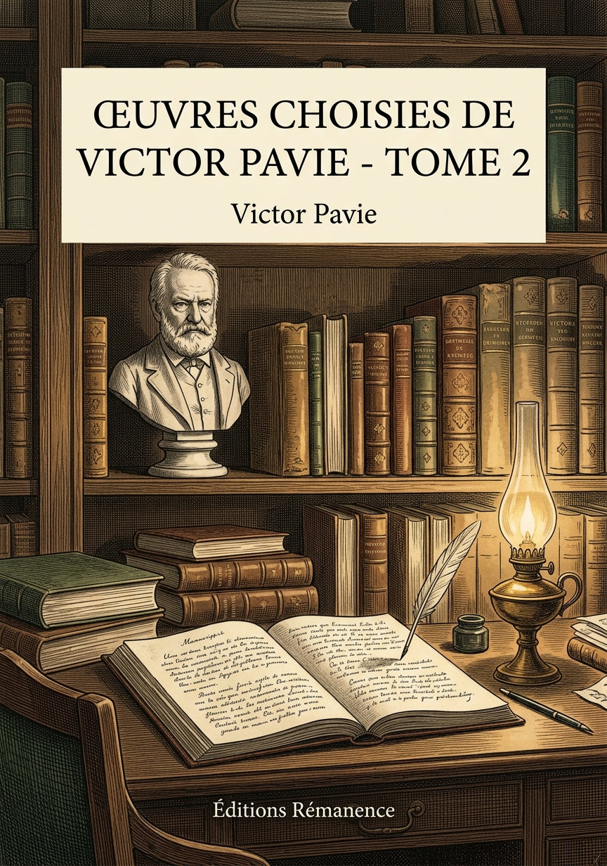 Livre Œuvres choisies de Victor Pavie - Tome 2 par Victor Pavie - Couverture - Editions Remanence