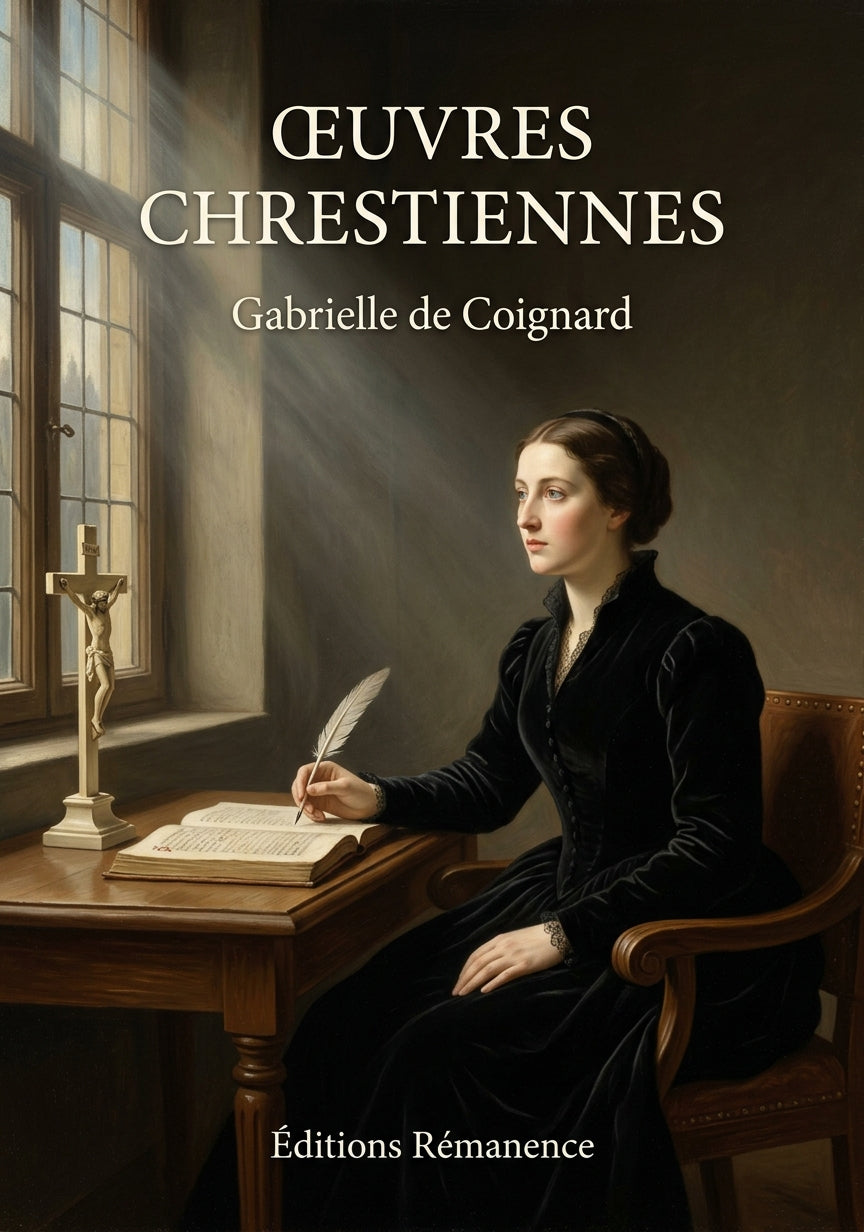 Livre Œuvres chrestiennes par Gabrielle de Coignard - Couverture - Editions Remanence