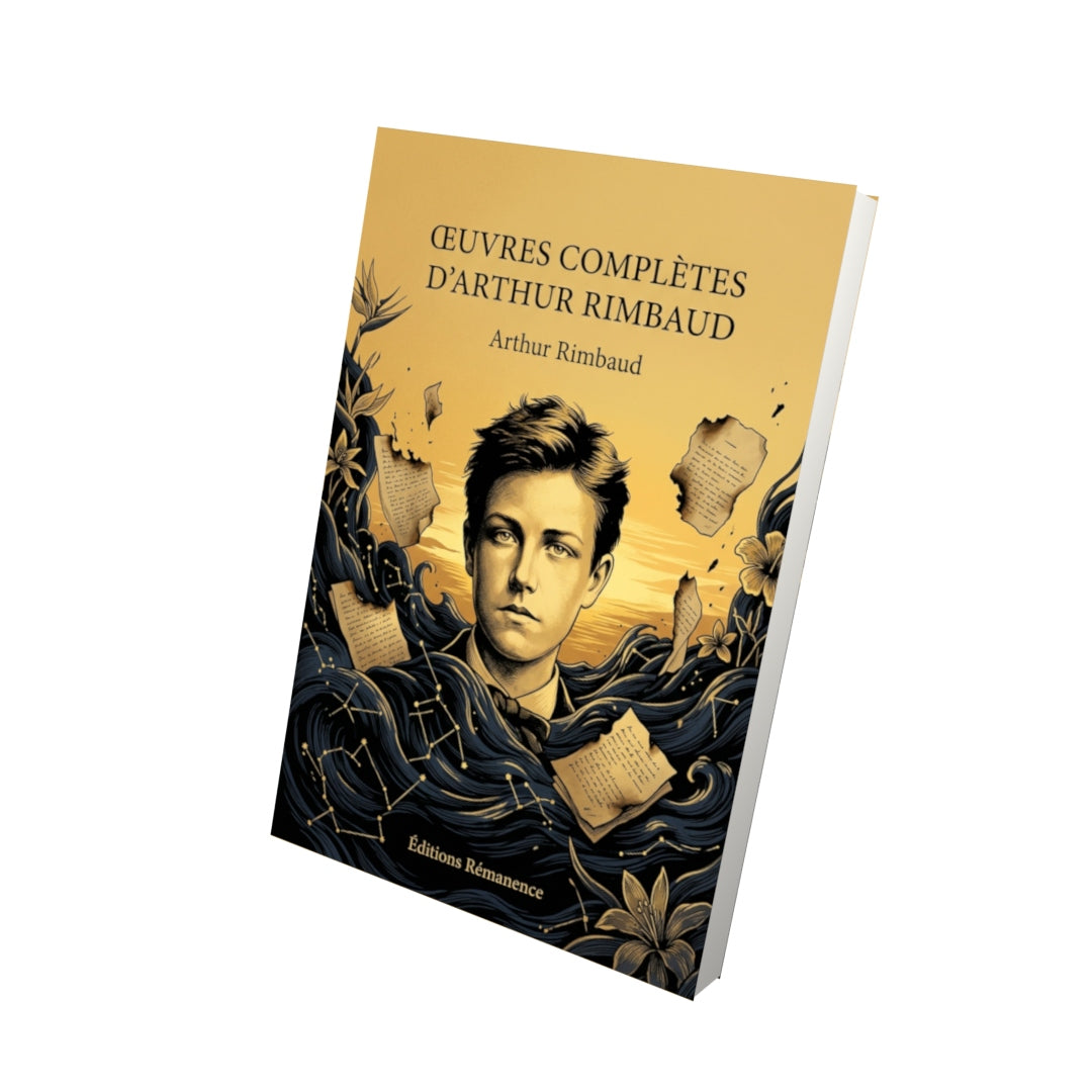 Livre Œuvres complètes d'Arthur Rimbaud par Arthur Rimbaud - Vue 3D - Editions Remanence