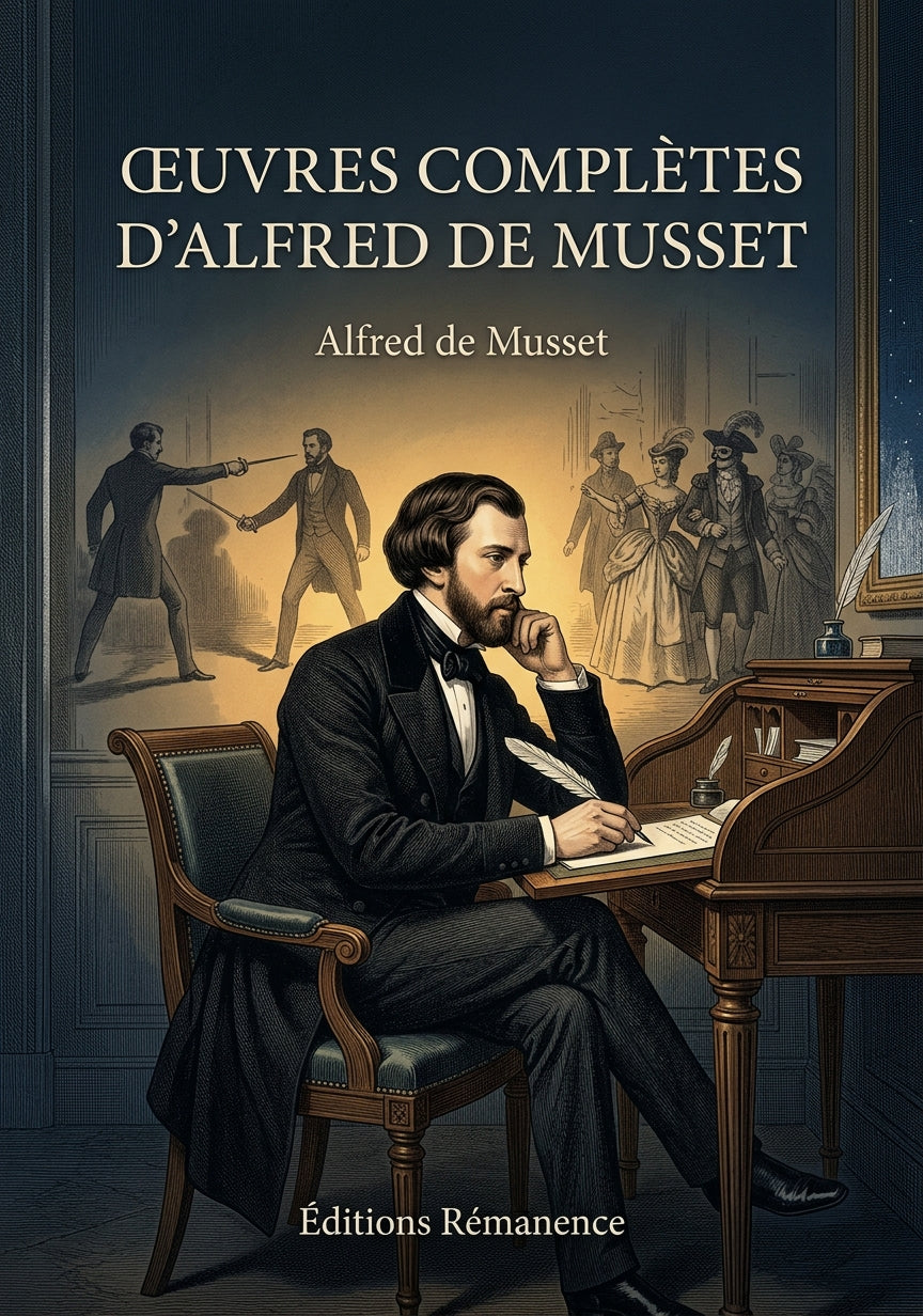 Livre Œuvres complètes d’Alfred de Musset par Alfred de Musset - Couverture - Editions Remanence