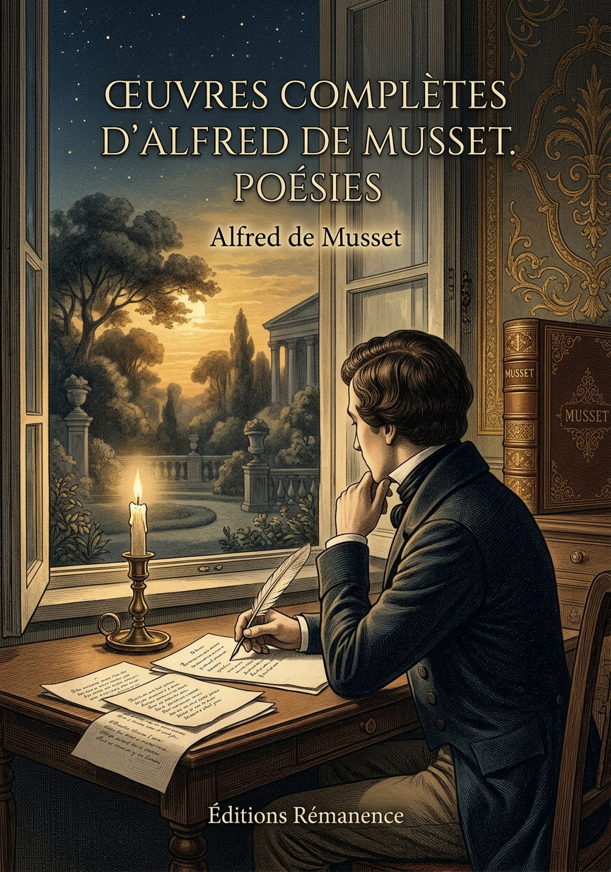 Livre Œuvres complètes d’Alfred de Musset. Poésies par Alfred de Musset - Couverture - Editions Remanence