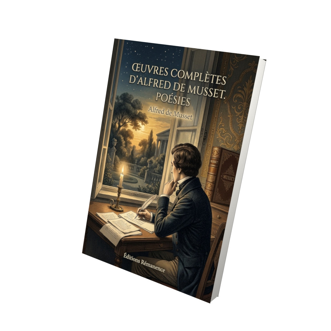 Livre Œuvres complètes d’Alfred de Musset. Poésies par Alfred de Musset - Vue 3D - Editions Remanence