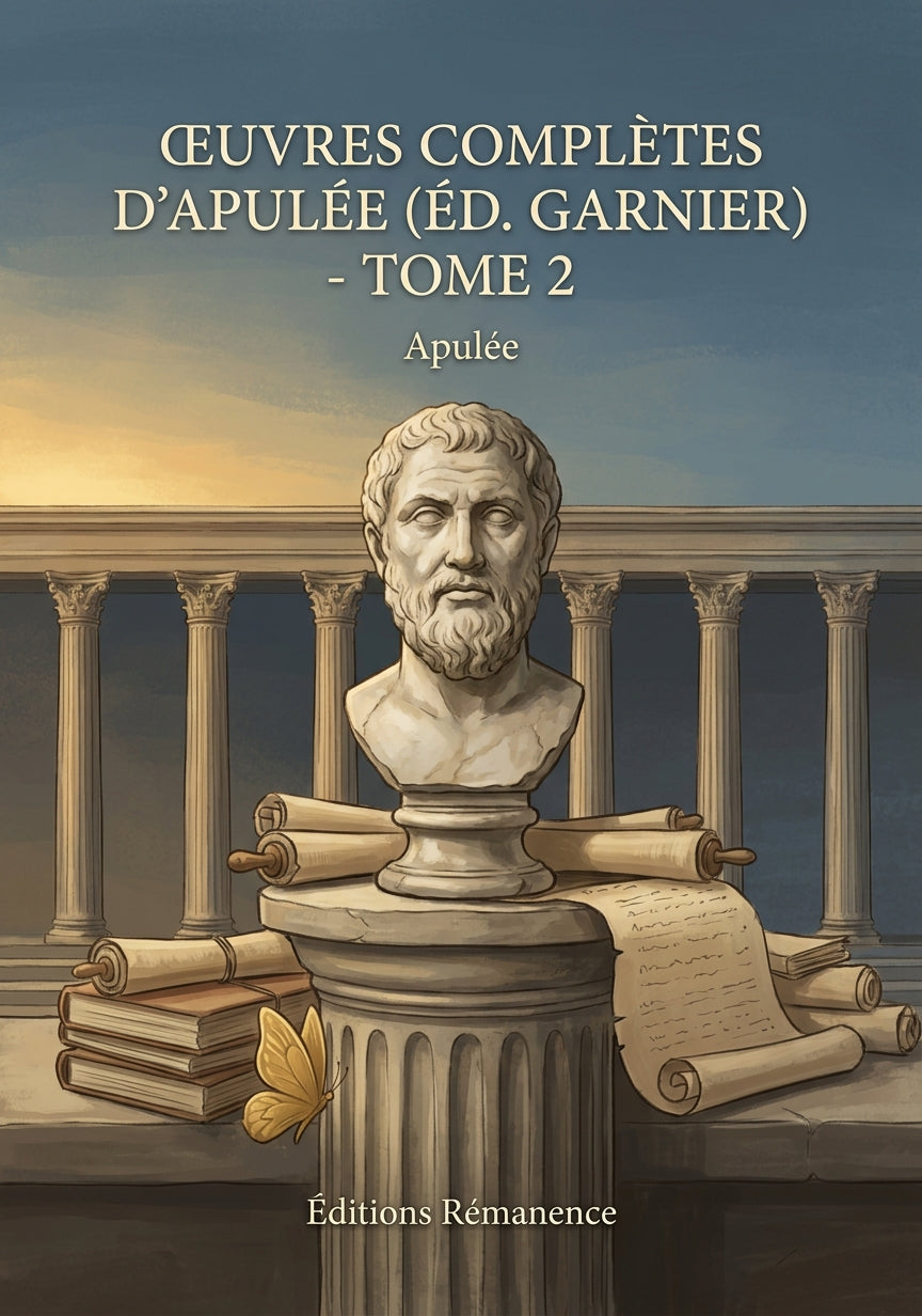 Livre Œuvres complètes d’Apulée (éd. Garnier) - Tome 2 par Apulée - Couverture - Editions Remanence