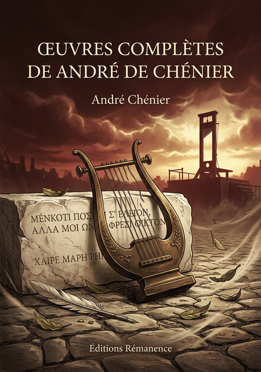 Livre Œuvres complètes de André de Chénier par André Chénier - Couverture - Editions Remanence