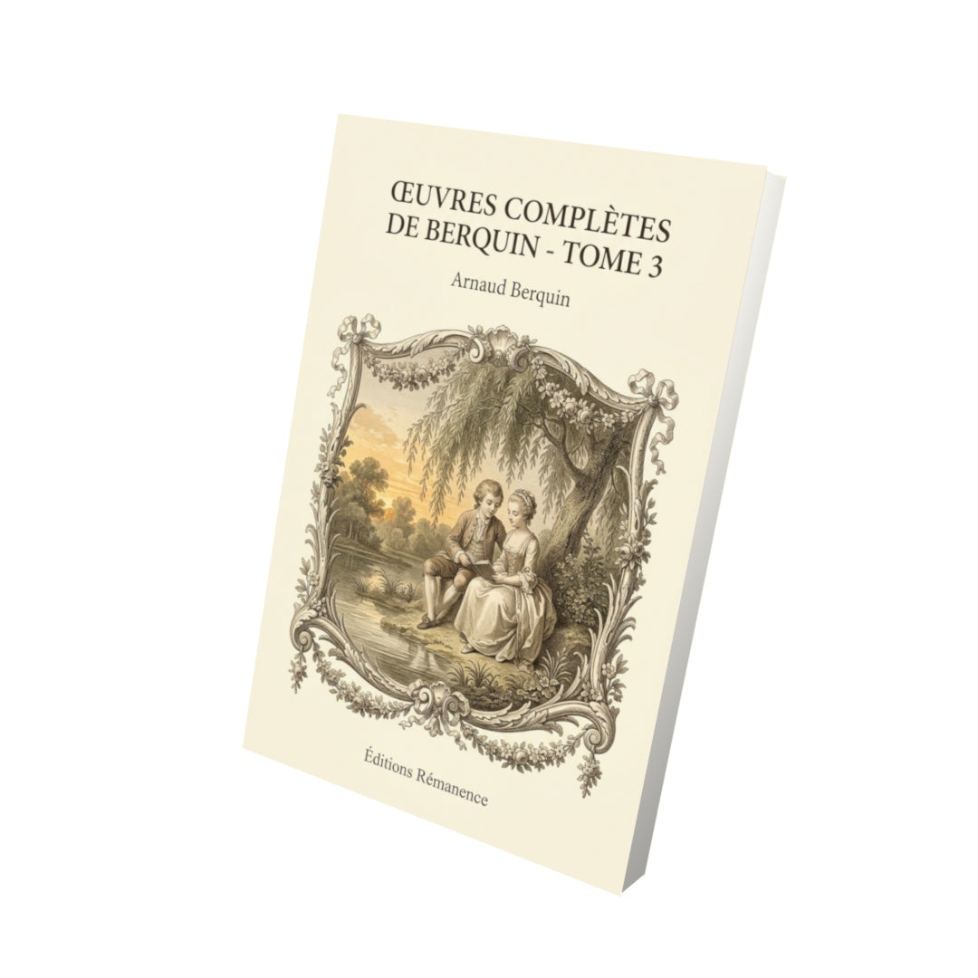 Livre Œuvres complètes de Berquin - Tome 3 par Arnaud Berquin - Vue 3D - Editions Remanence
