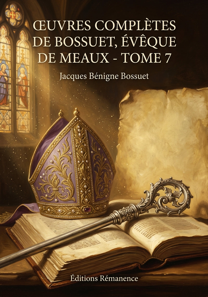 Livre Œuvres complètes de Bossuet, évêque de Meaux - Tome 7 par Jacques Bénigne Bossuet - Couverture - Editions Remanence