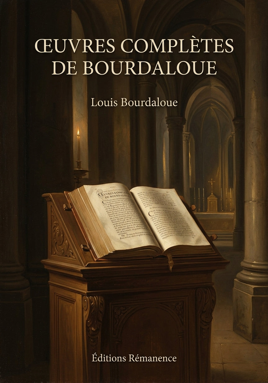Livre Œuvres complètes de Bourdaloue par Louis Bourdaloue - Couverture - Editions Remanence