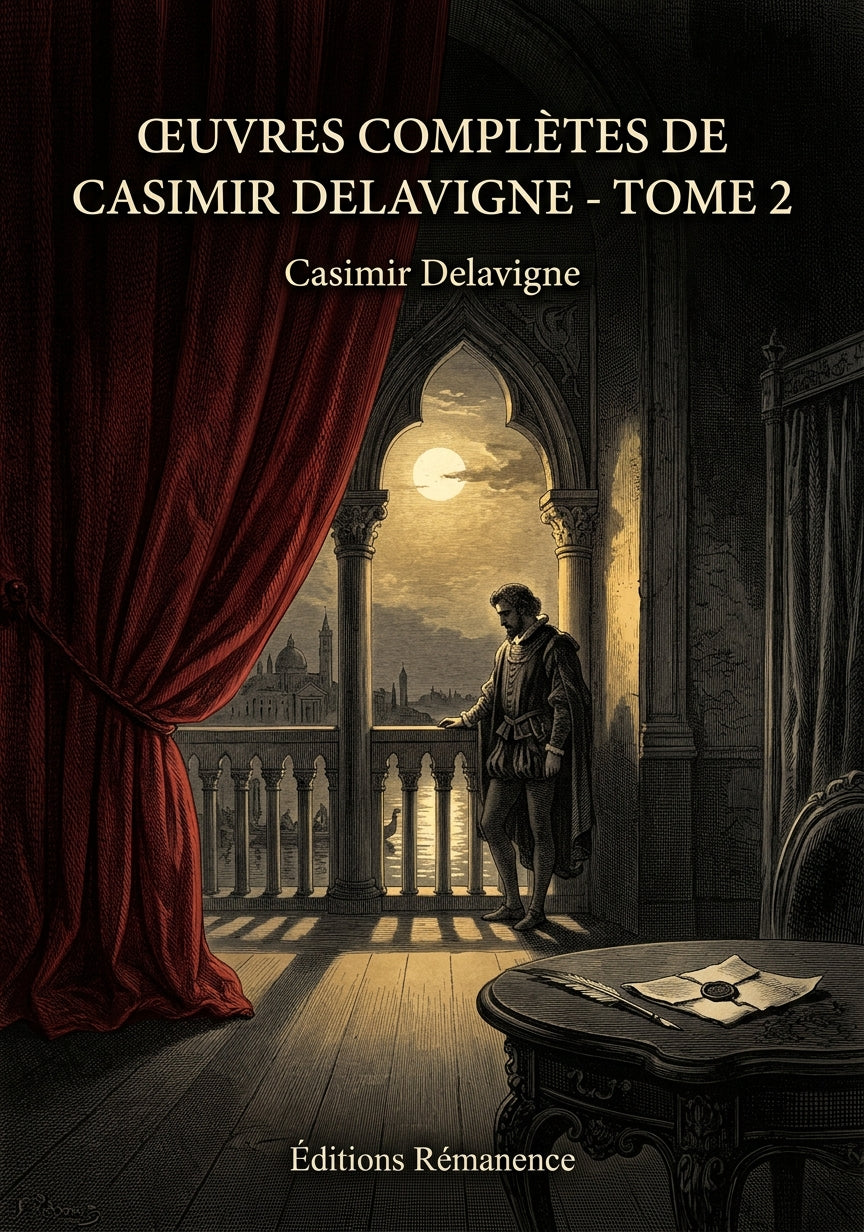 Livre Œuvres complètes de Casimir Delavigne - Tome 2 par Casimir Delavigne - Couverture - Editions Remanence