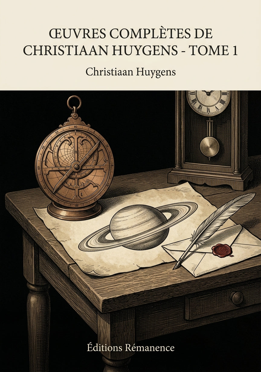 Livre Œuvres complètes de Christiaan Huygens - Tome 17 par Christiaan Huygens - Couverture - Editions Remanence