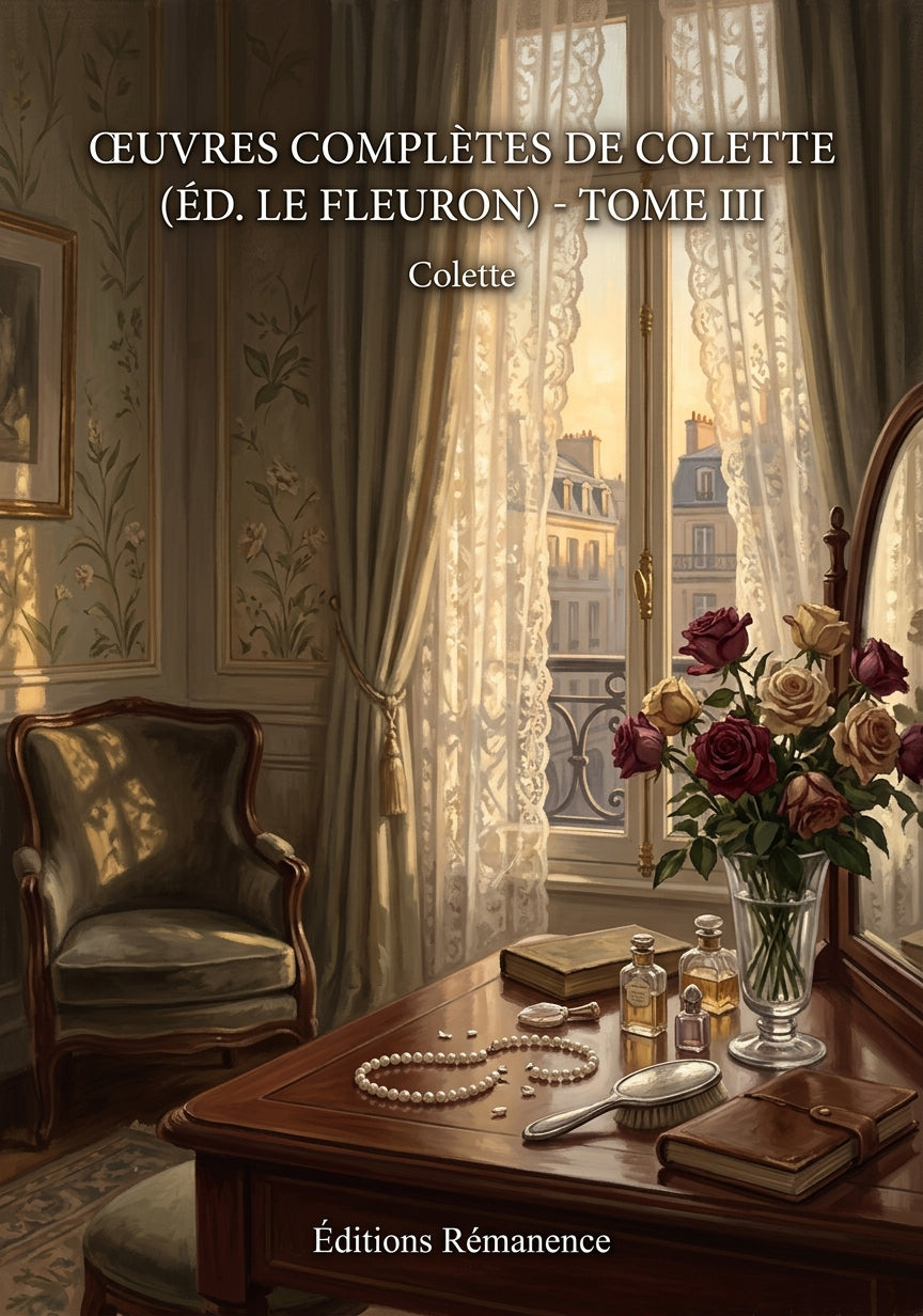 Livre Œuvres complètes de Colette (éd. Le Fleuron) - Tome III par Colette - Couverture - Editions Remanence