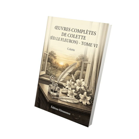 Livre Œuvres complètes de Colette (éd. Le Fleuron) - Tome VI par Colette - Vue 3D - Editions Remanence