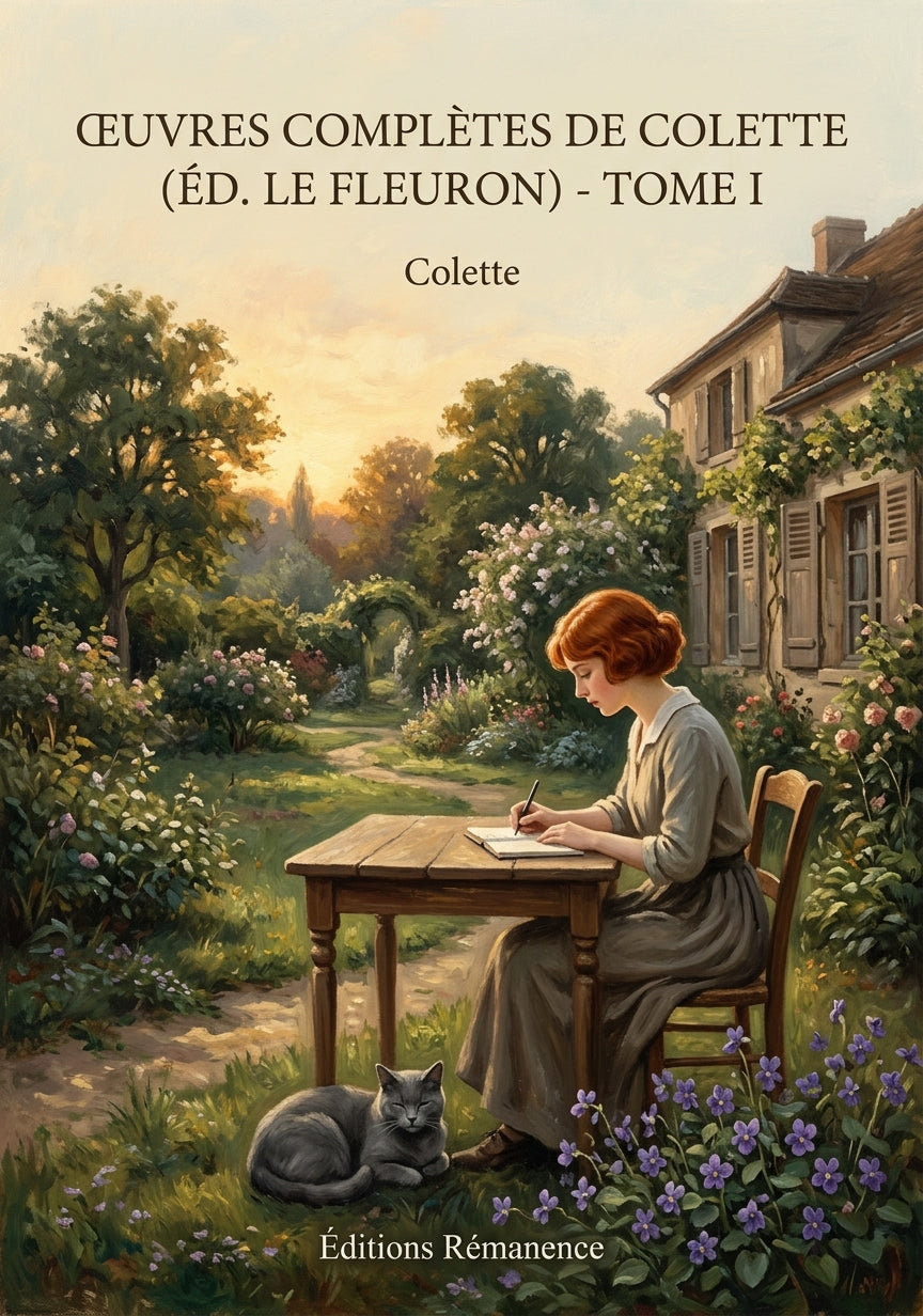 Livre Œuvres complètes de Colette (éd. Le Fleuron) - Tome X par Colette - Couverture - Editions Remanence