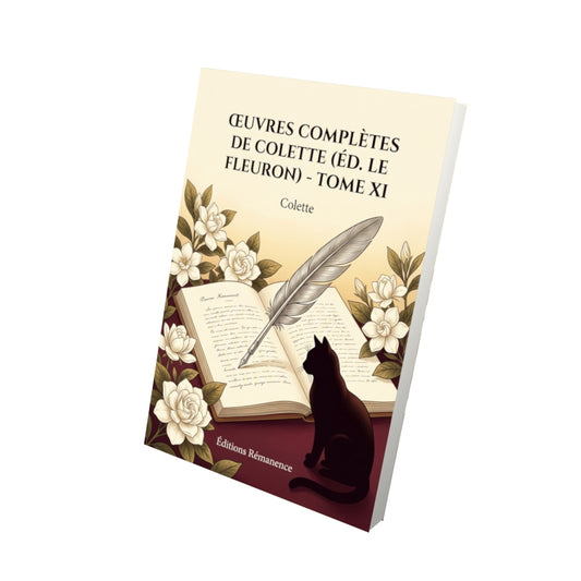 Livre Œuvres complètes de Colette (éd. Le Fleuron) - Tome XI par Colette - Vue 3D - Editions Remanence