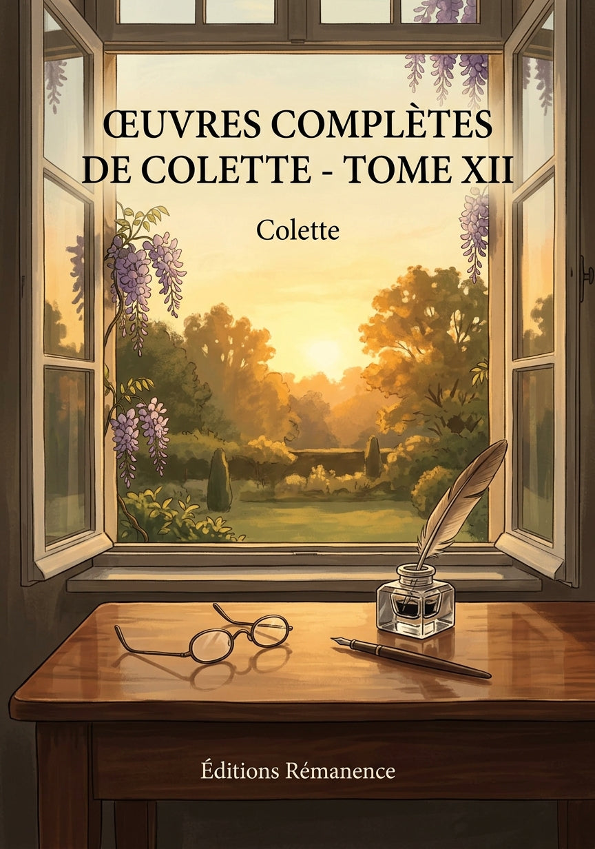 Livre Œuvres complètes de Colette - Tome XII par Colette - Couverture - Editions Remanence