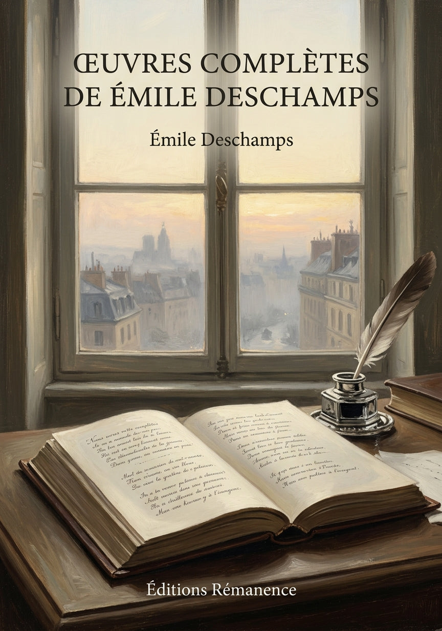 Livre Œuvres complètes de Émile Deschamps par Émile Deschamps - Couverture - Editions Remanence