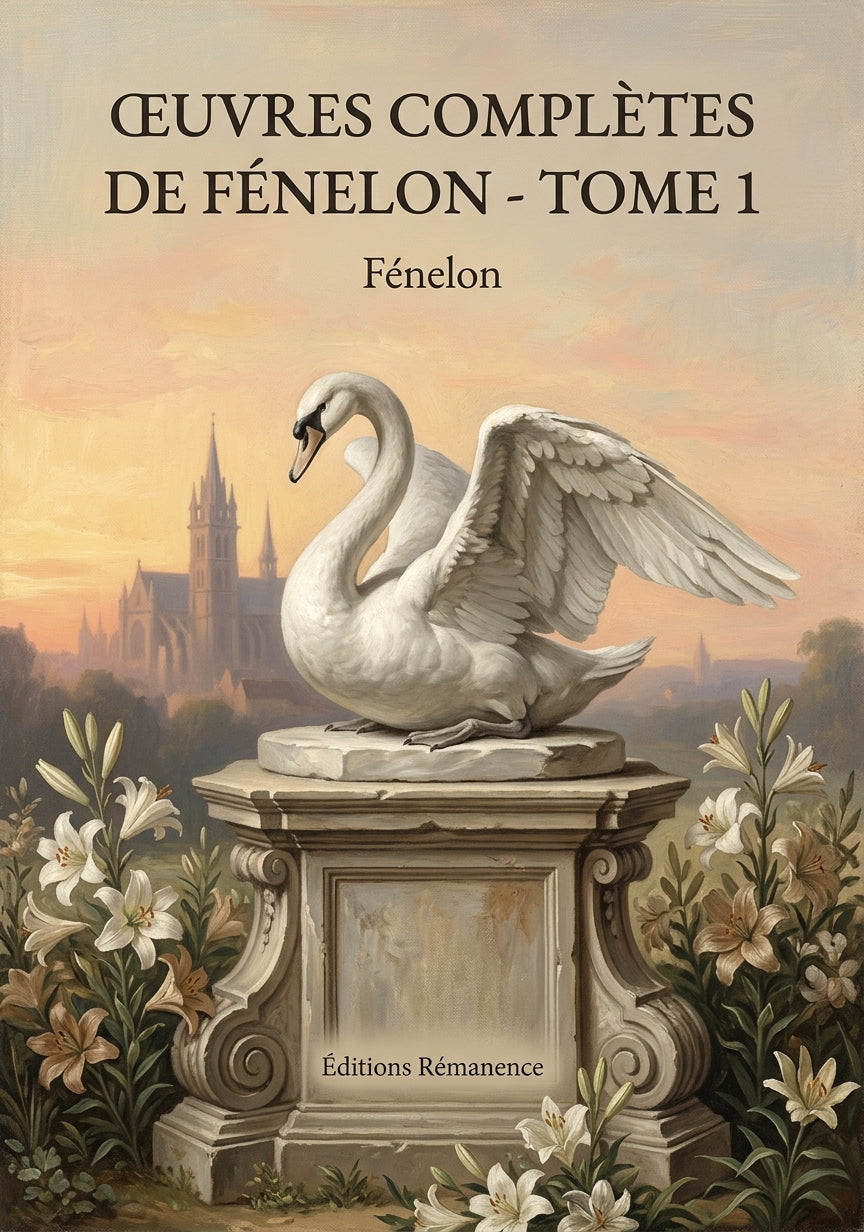 Livre Œuvres complètes de Fénelon - Tome 1 par Fénelon - Couverture - Editions Remanence
