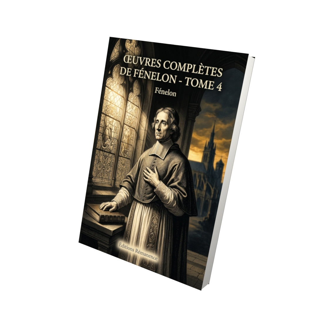 Livre Œuvres complètes de Fénelon - Tome 4 par Fénelon - Vue 3D - Editions Remanence