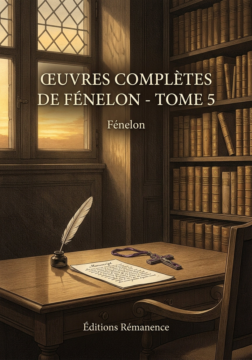 Livre Œuvres complètes de Fénelon - Tome 5 par Fénelon - Couverture - Editions Remanence